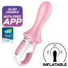 Satisfyer Plug vibrant gonflable Air Pump Booty 5+ Satisfyer 10 x 5cm